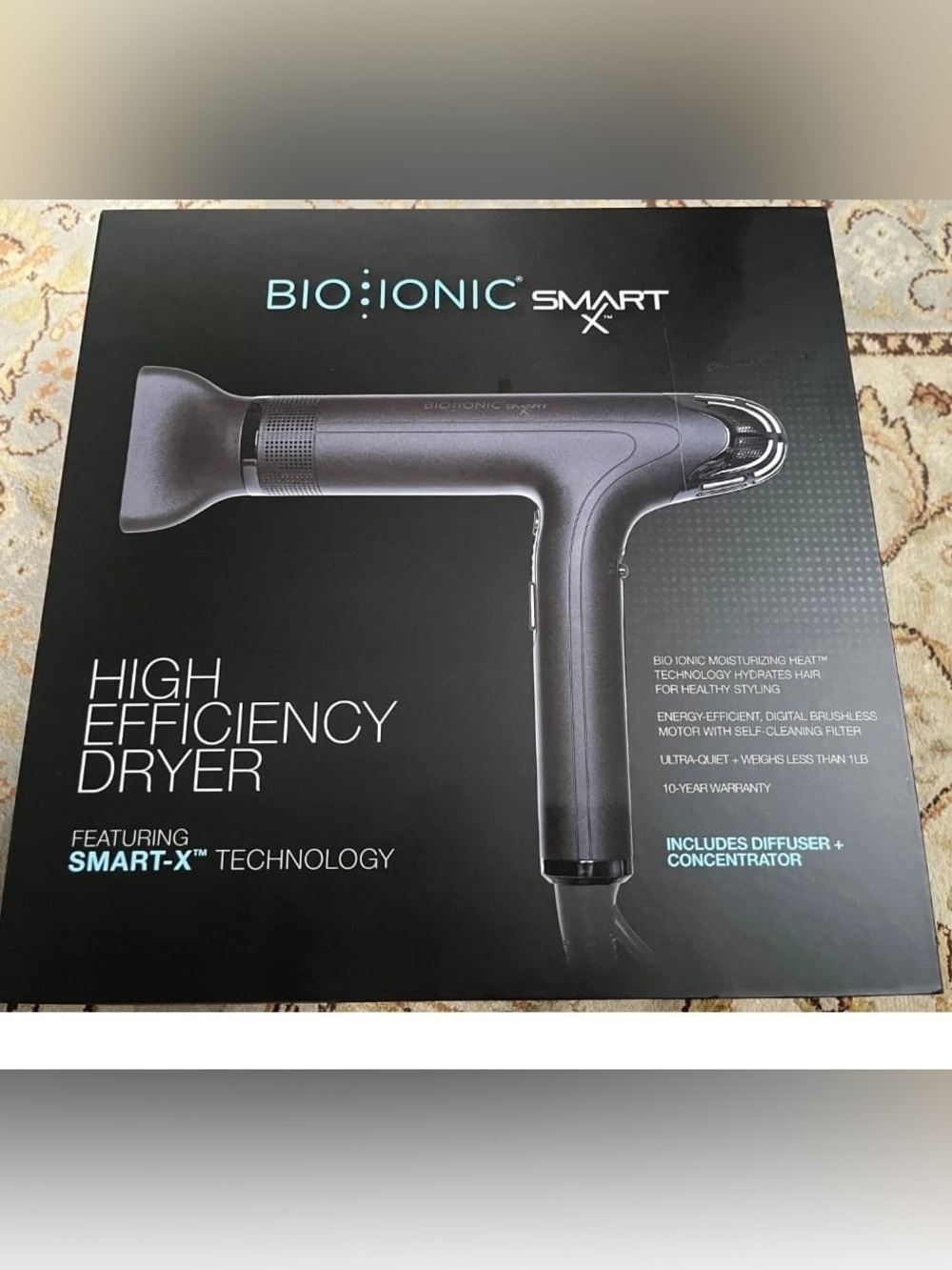 Bio Ionic Smart X High Efficiency Hair Dryer - Gray